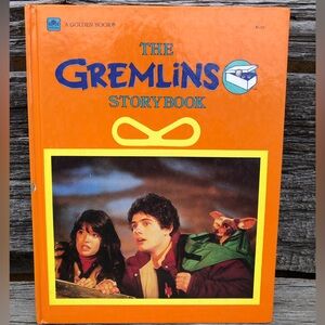 The Gremlins Storybook A Golden Book 1980s vintage hardcover movie photos 1984 🍿